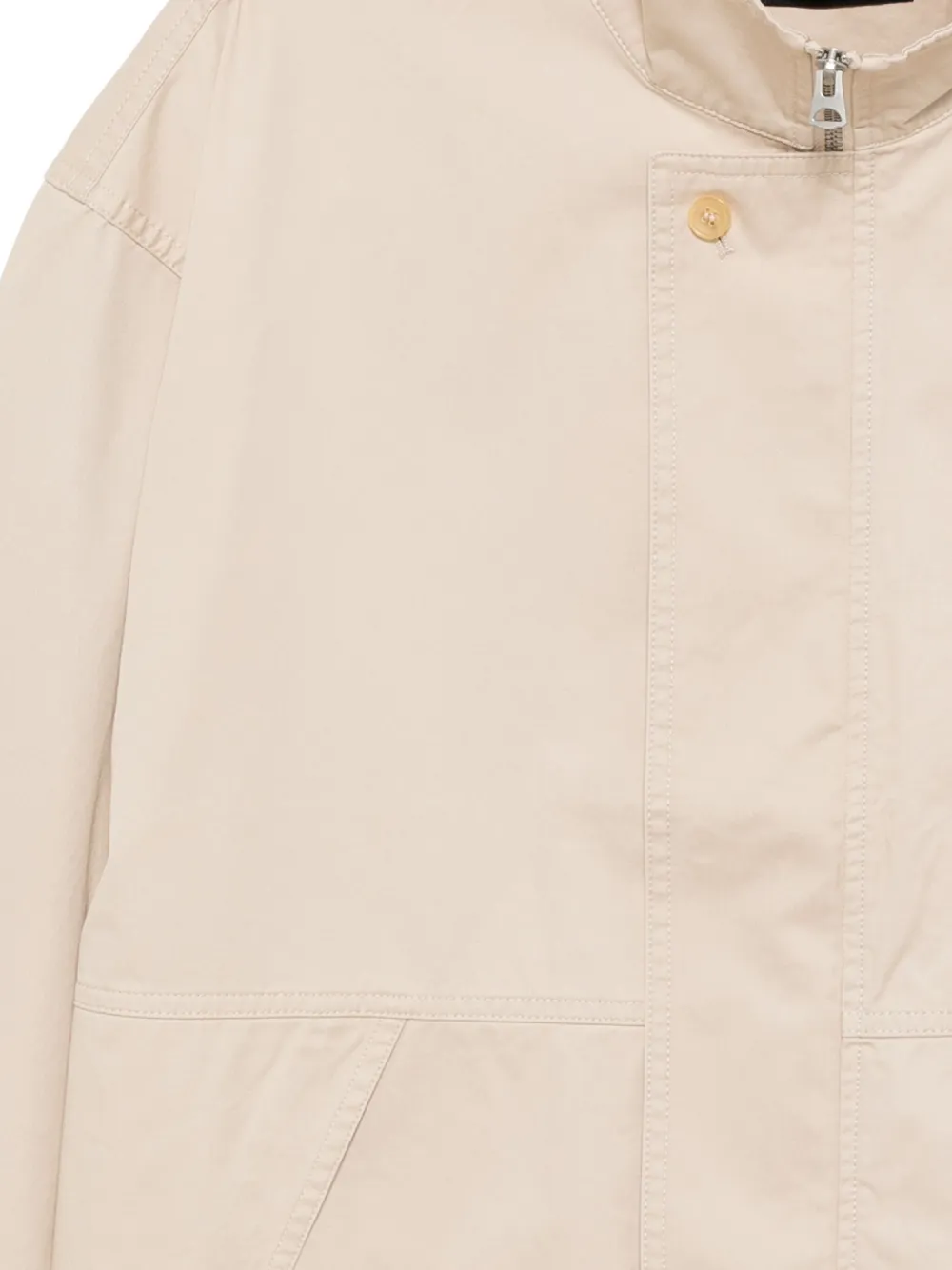 CROQUIS Katoenen lichtgewicht jack Beige