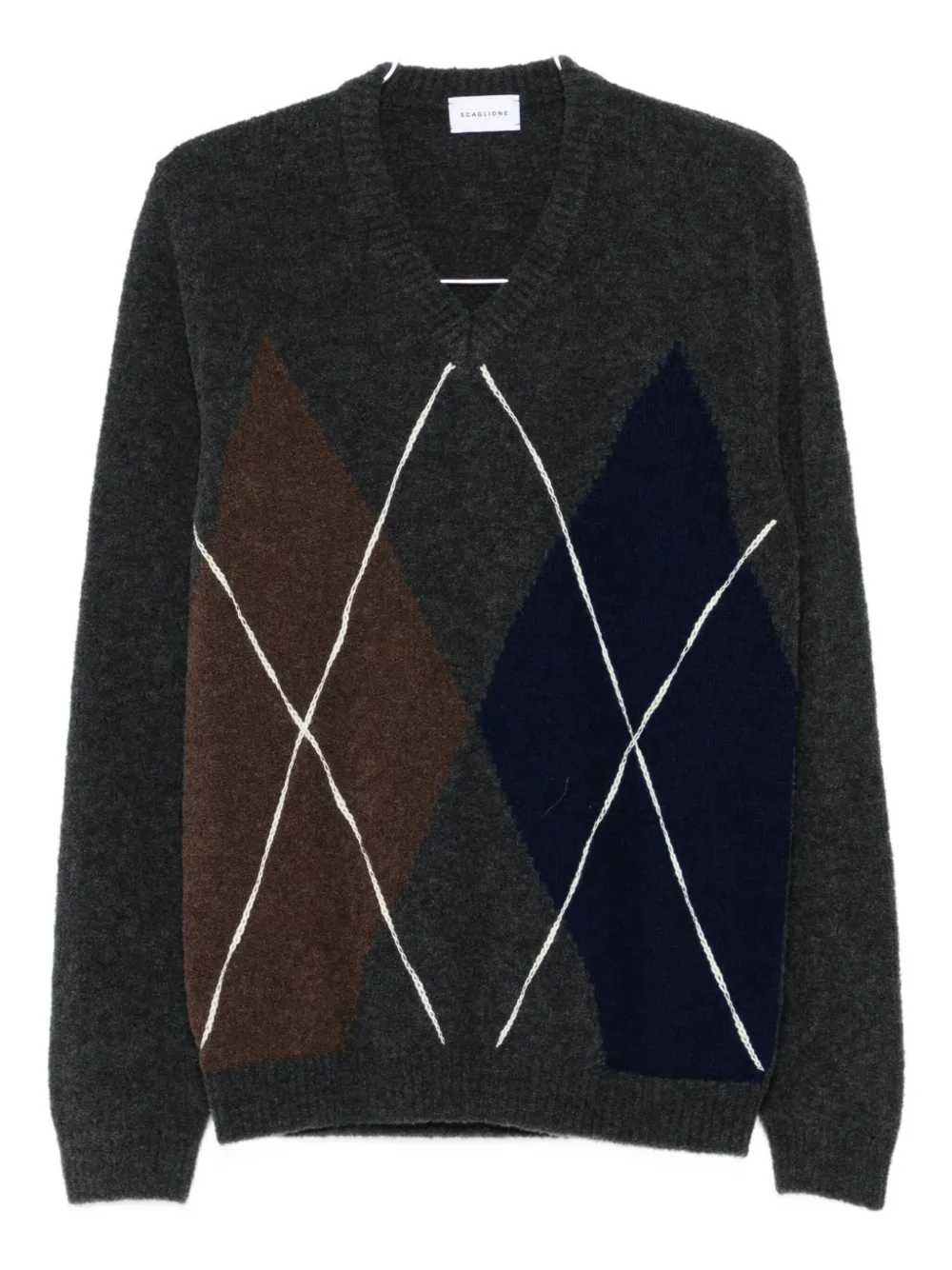 Scaglione V-neck Sweater In Multi