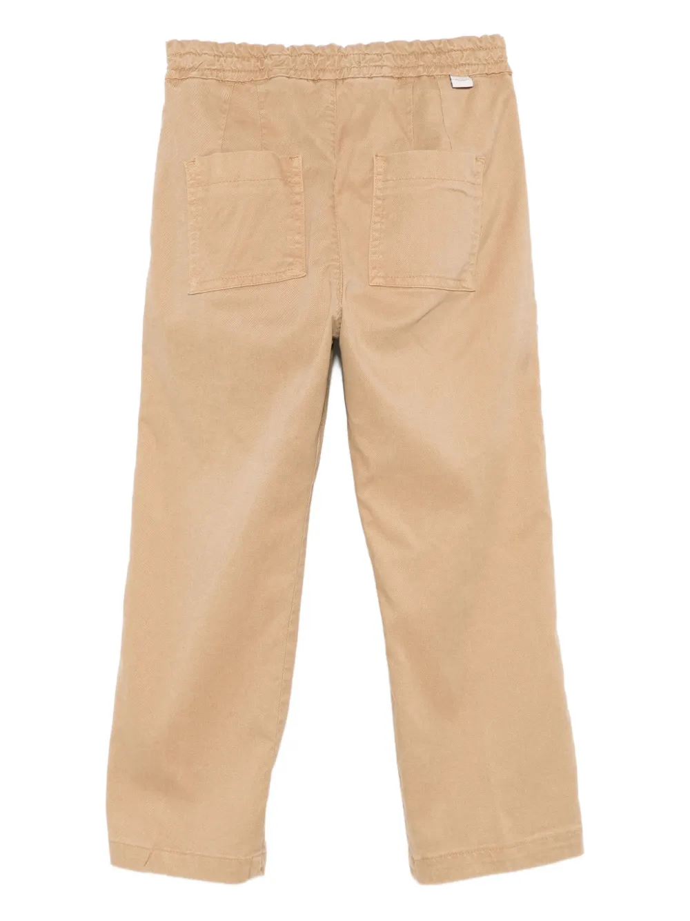 Paolo Pecora Kids Cargo broek met elastische taille Bruin