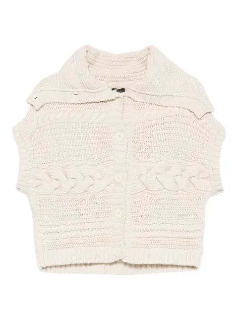 Gianfranco Ferré Pre-Owned 1990s cable-knit button cardigan
