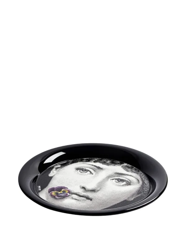 Fornasetti Tema & Variazioni N.137 woman-face Tray | Black | FARFETCH