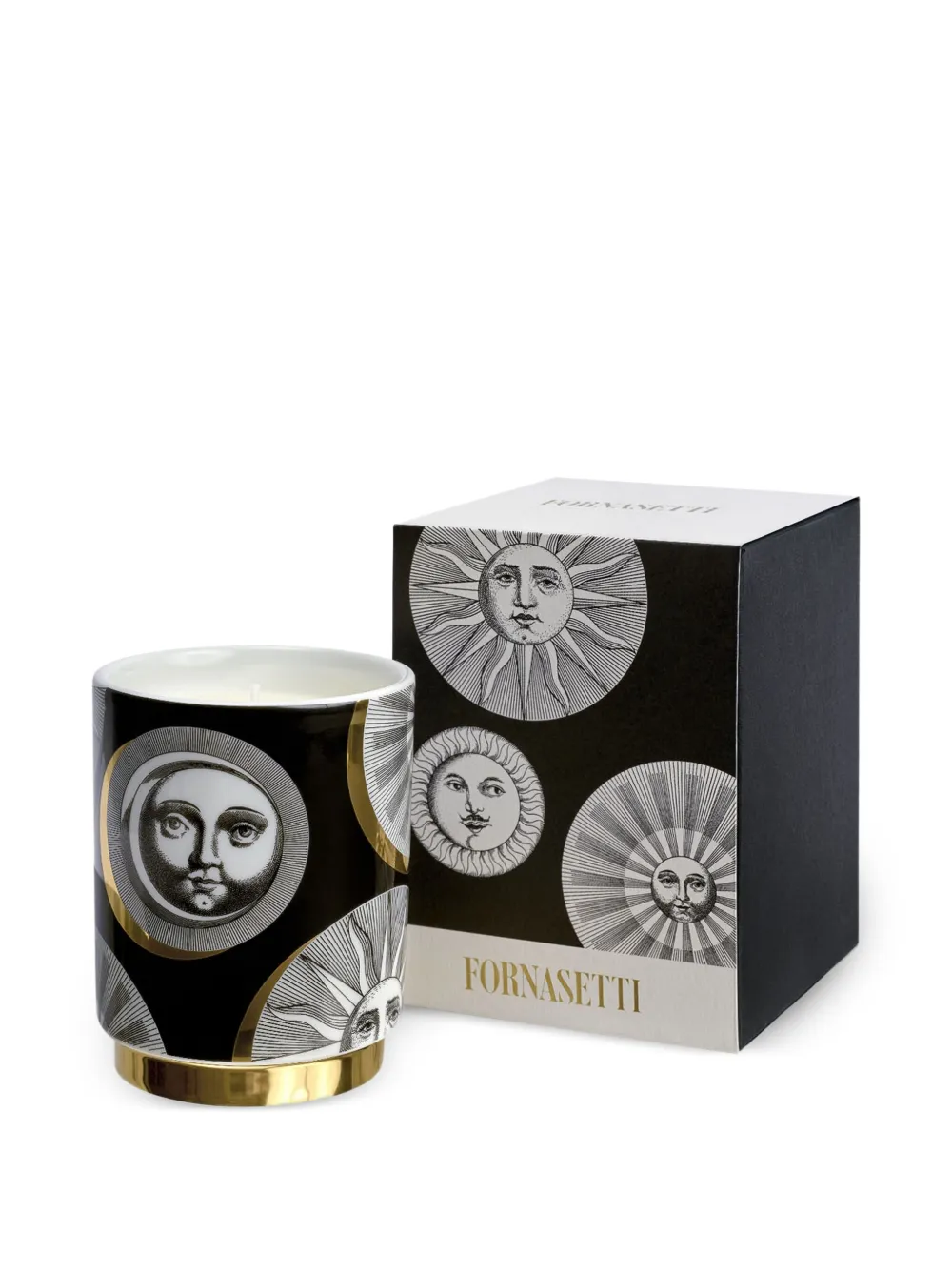 Fornasetti サン ムーン キャンドル | ブラック | FARFETCH JP