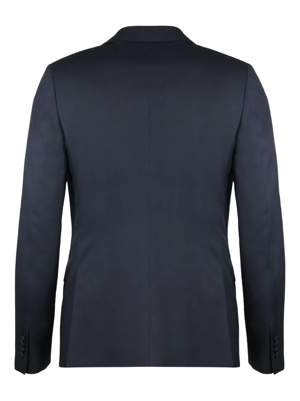 Zegna Pak van wol-zijdeblend met knoopsluiting Blauw