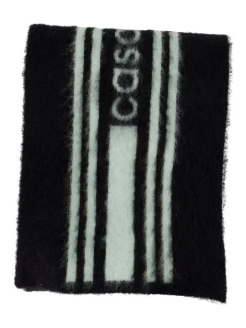Casablanca Schal mit Logo-Streifen