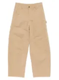 JNBY cargo rolled-edge trousers - Brown