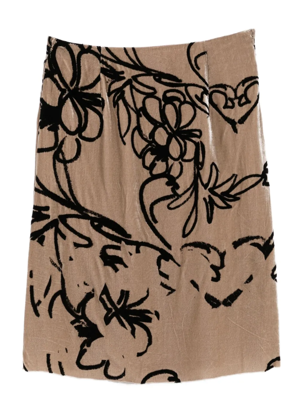JNBY  A-shaped  skirt | Brown | Image 1