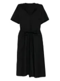 LESS v-neck dress - Black