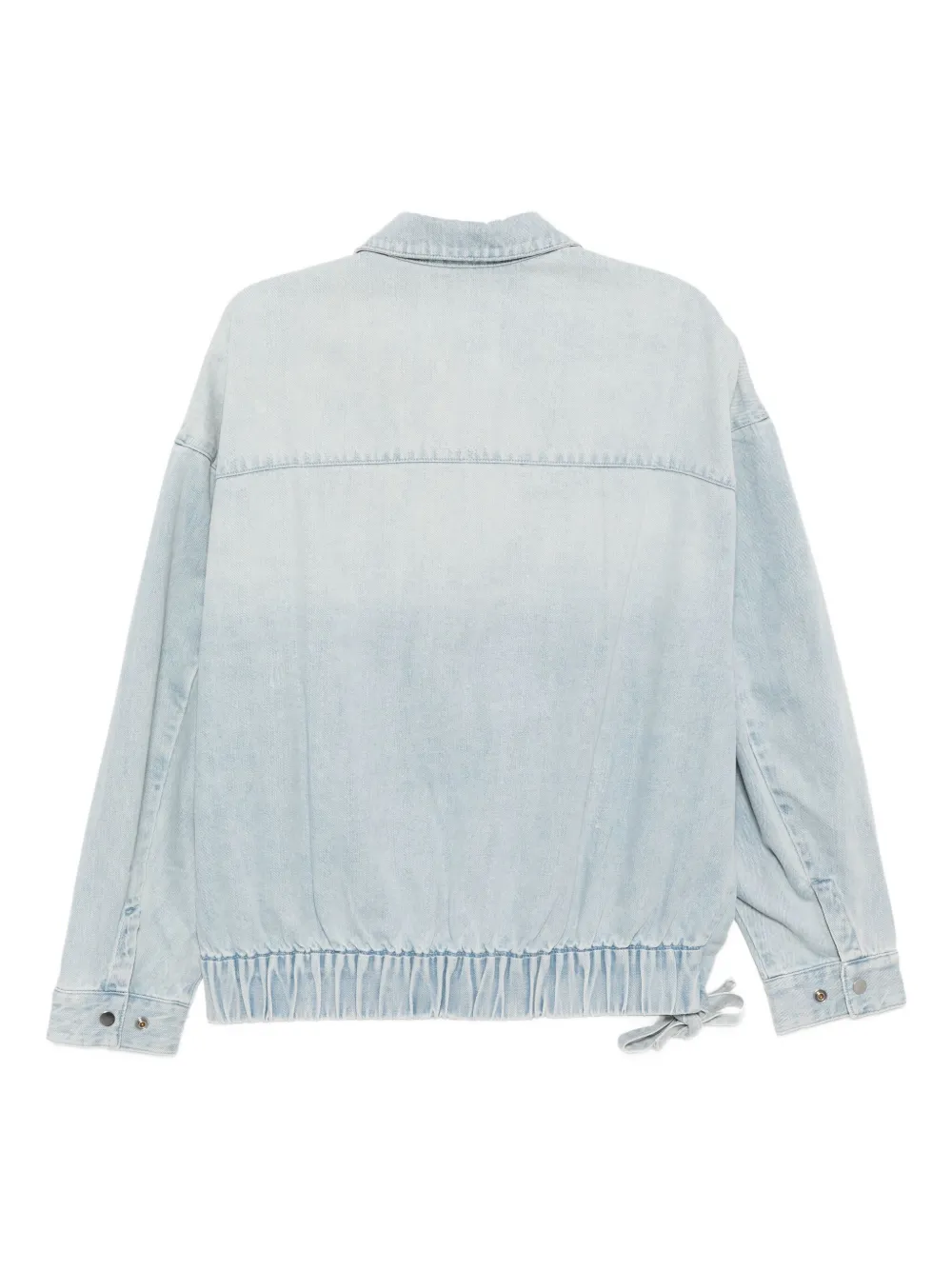 Croquis Faded Design Denim Jacket In Blue