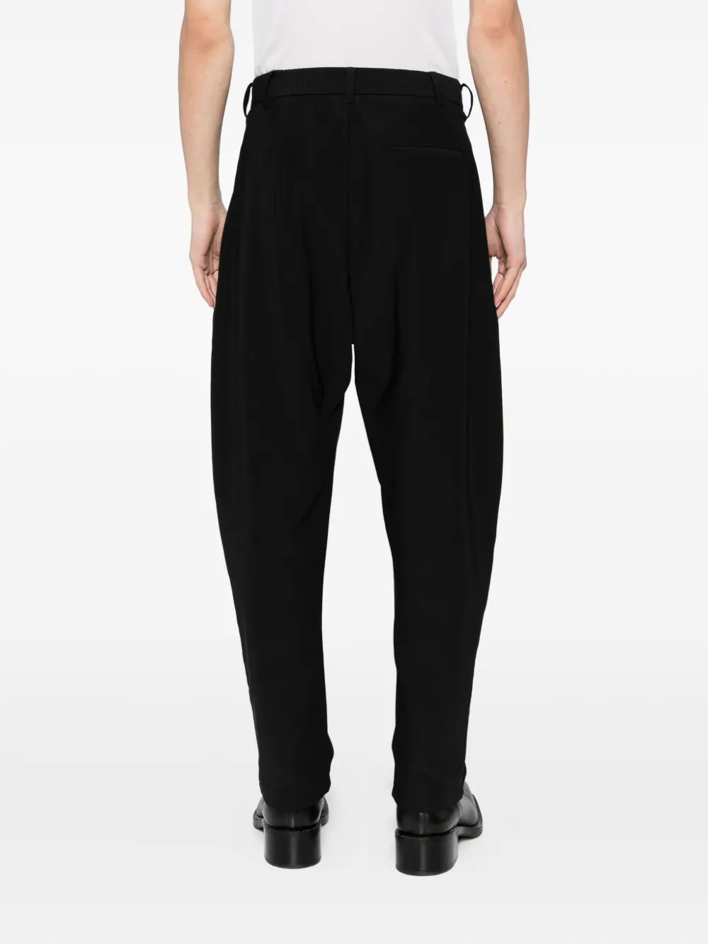Croquis Tapered Trousers In Black