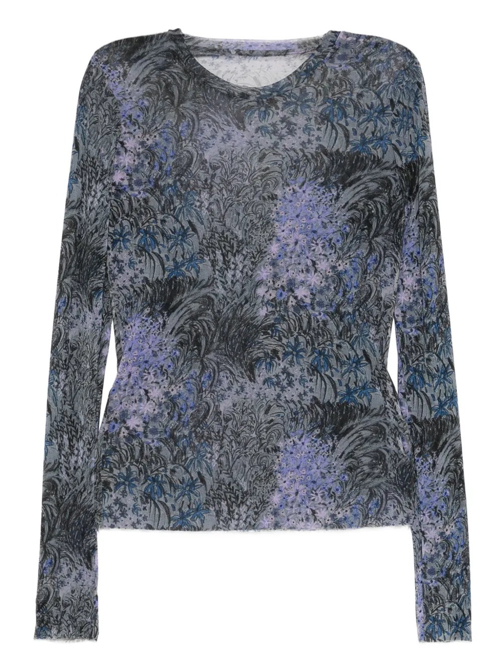 JNBY floral print T-shirt | Grey | Image 1