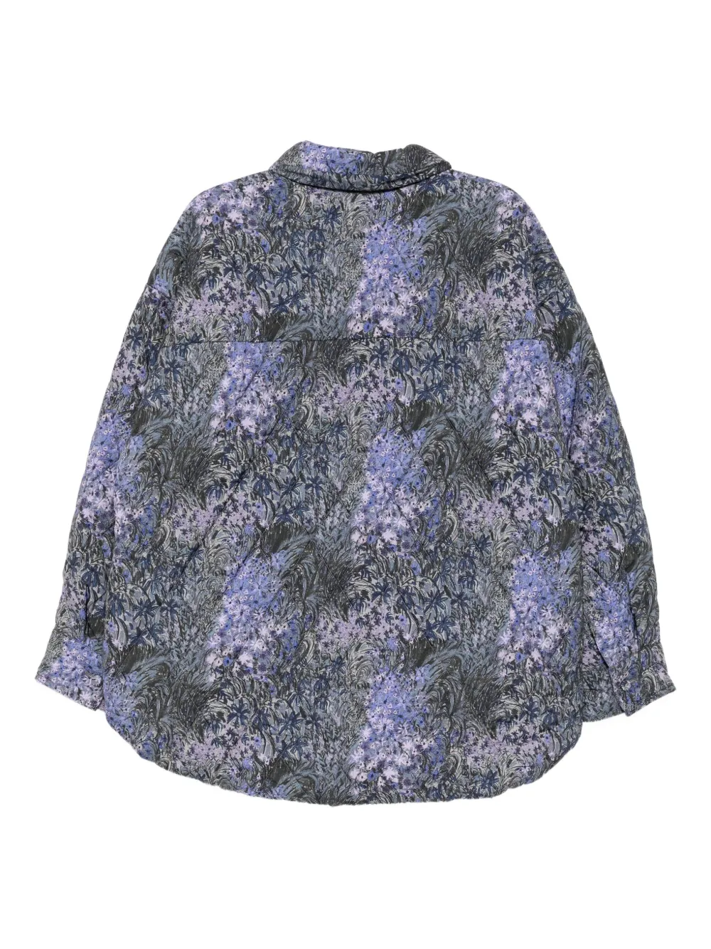 JNBY Jas met bloemenprint - Blauw