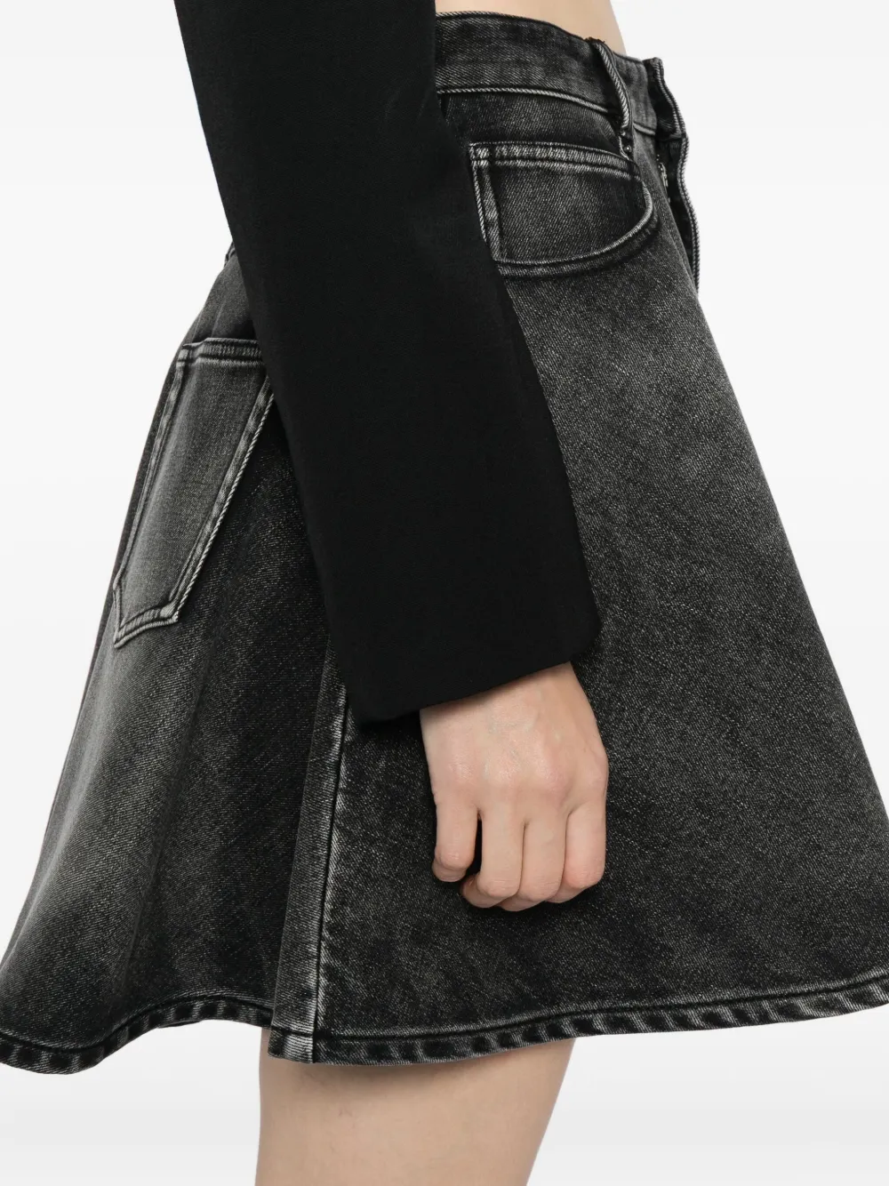 JNBY A-vormige cropped rok Zwart