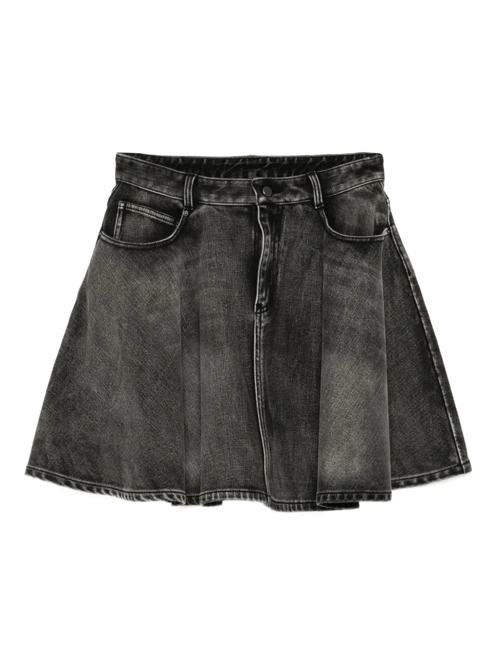 JNBY A-shaped cropped skirt | Black | Image 1