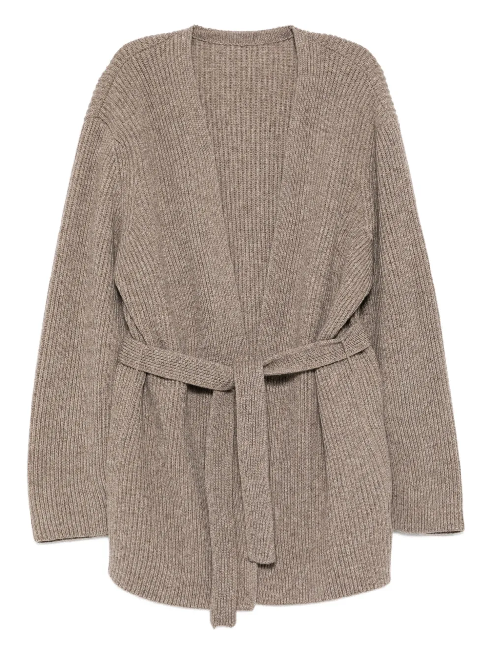 Jnby Loose Midi Cardigan In Brown