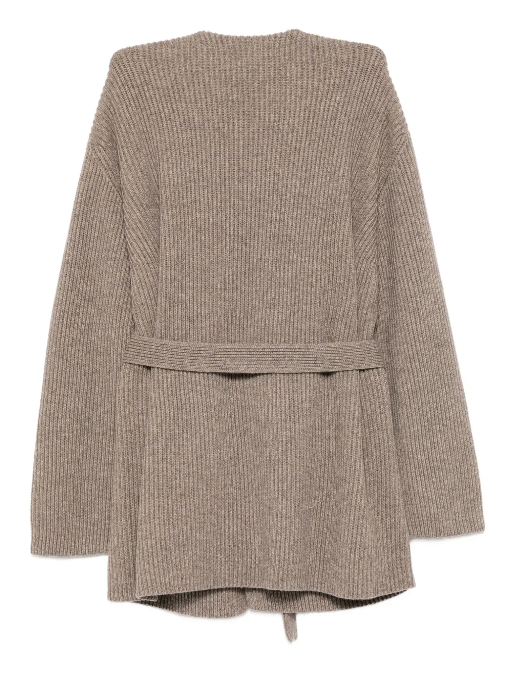 Jnby Loose Midi Cardigan In Brown