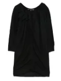 Gianfranco Ferré Pre-Owned 1990s draped-neck wool jacket - Black