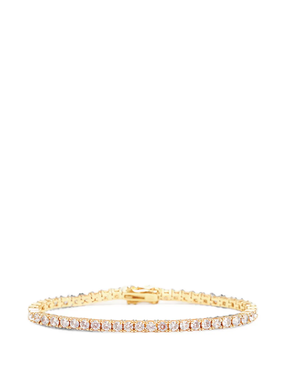Izabel Display zirconia tennis bracelet - Weiß