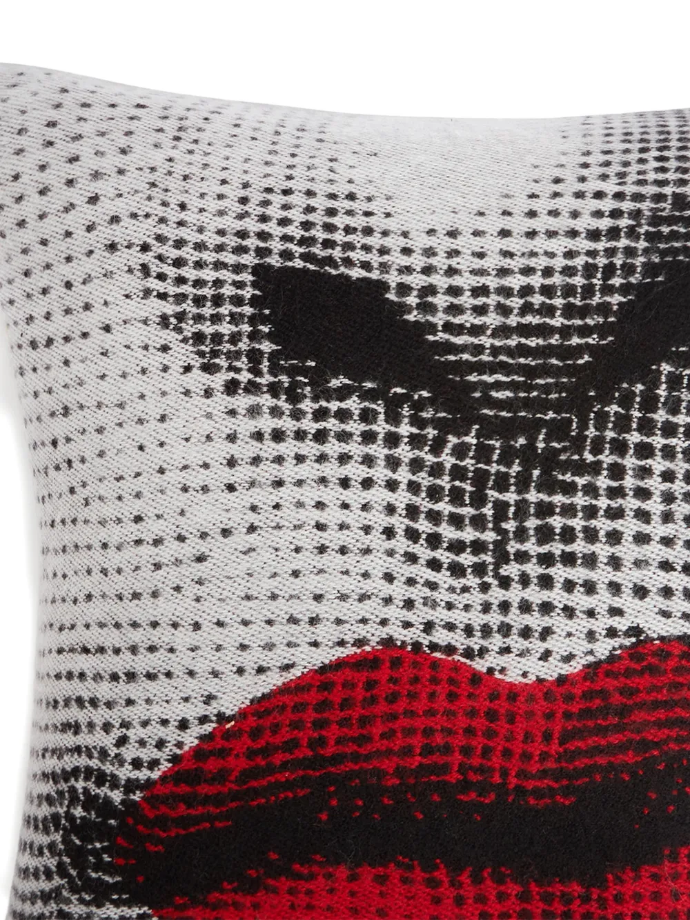 Fornasetti Lip-print Cushion In Multi
