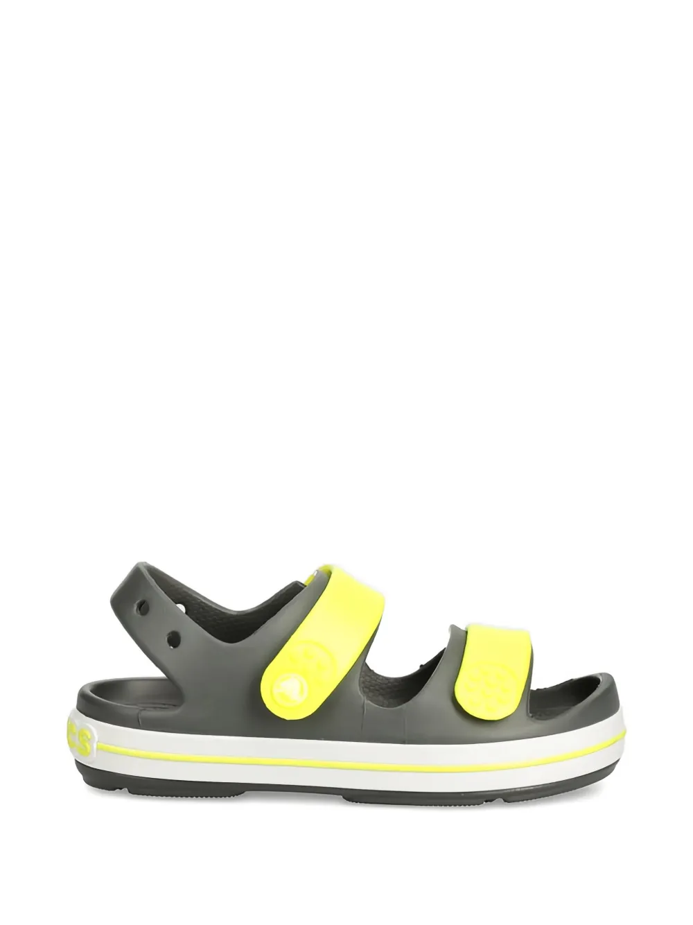 Crocs Kids Sandalen met logodetail en bandje Grijs