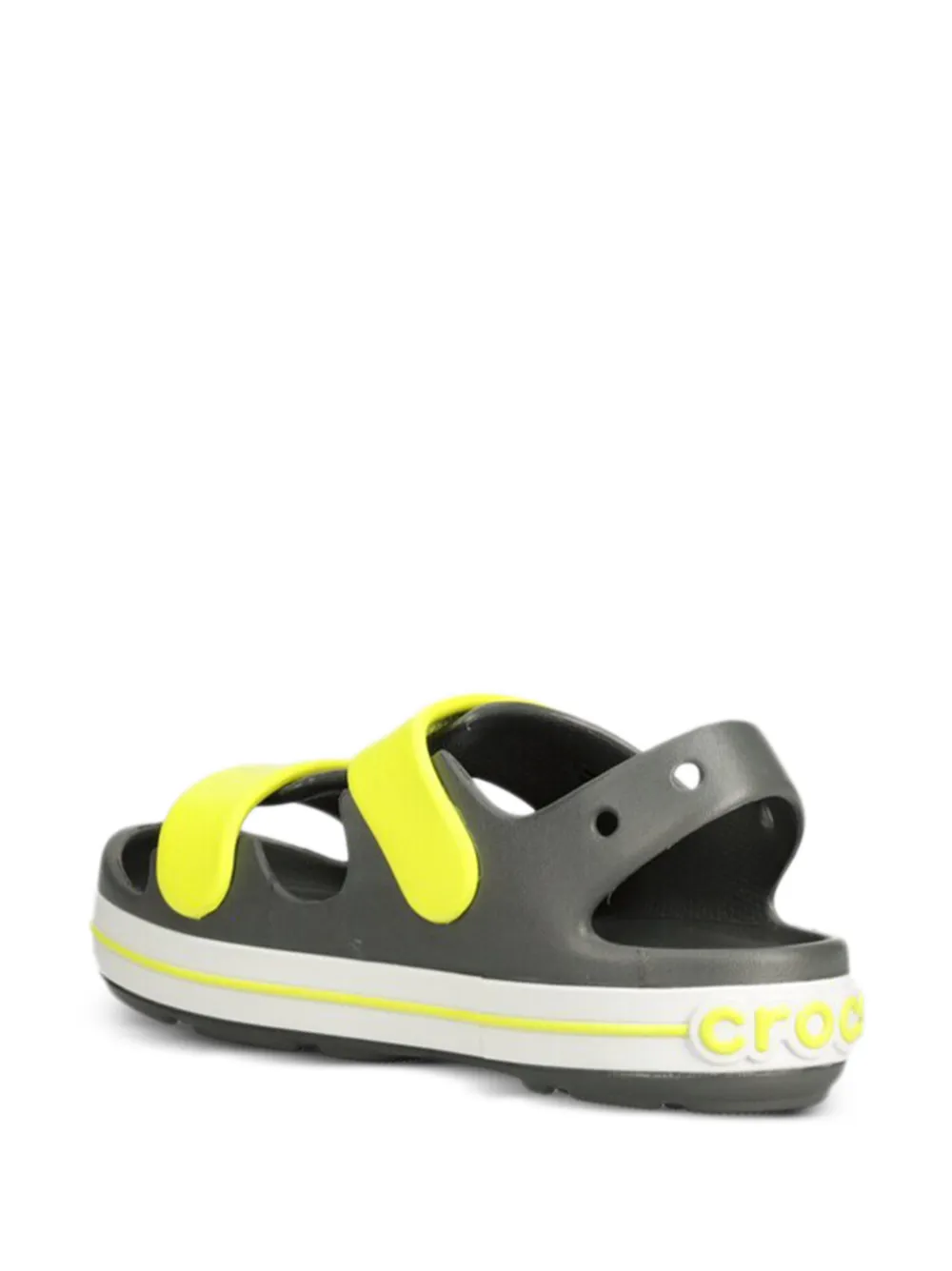 Crocs Kids Sandalen met logodetail en bandje Grijs