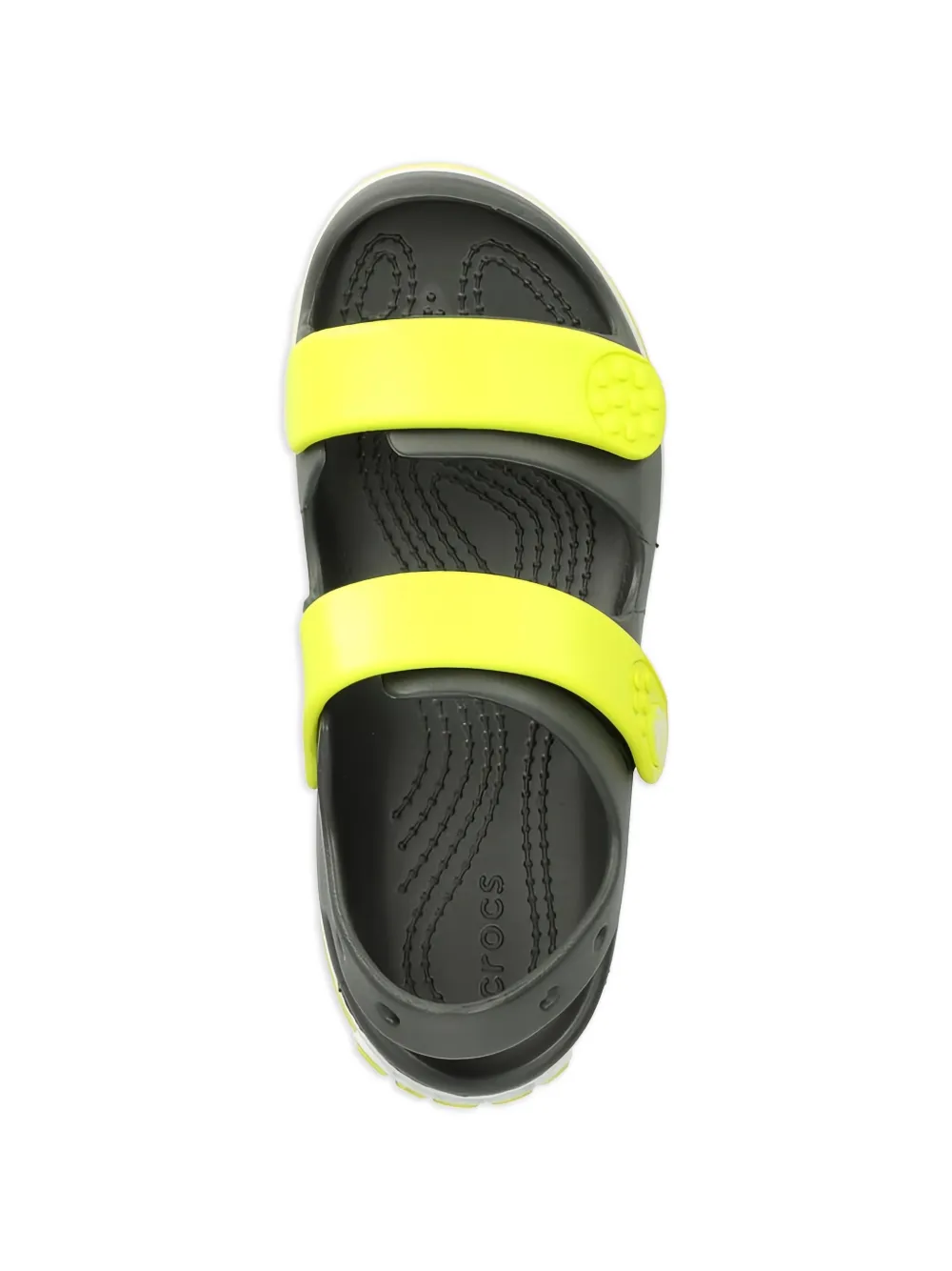 Crocs Kids Sandalen met logodetail en bandje Grijs