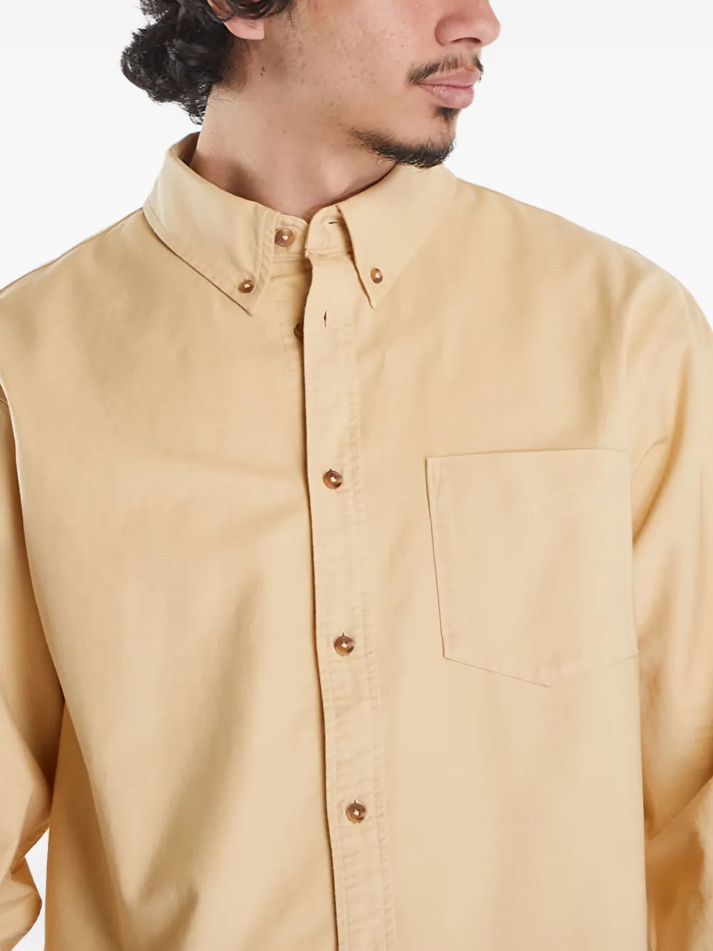 Nike Overhemd met lange mouwen Beige