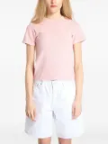 A BATHING APE® logo-embroidered T-shirt - Pink
