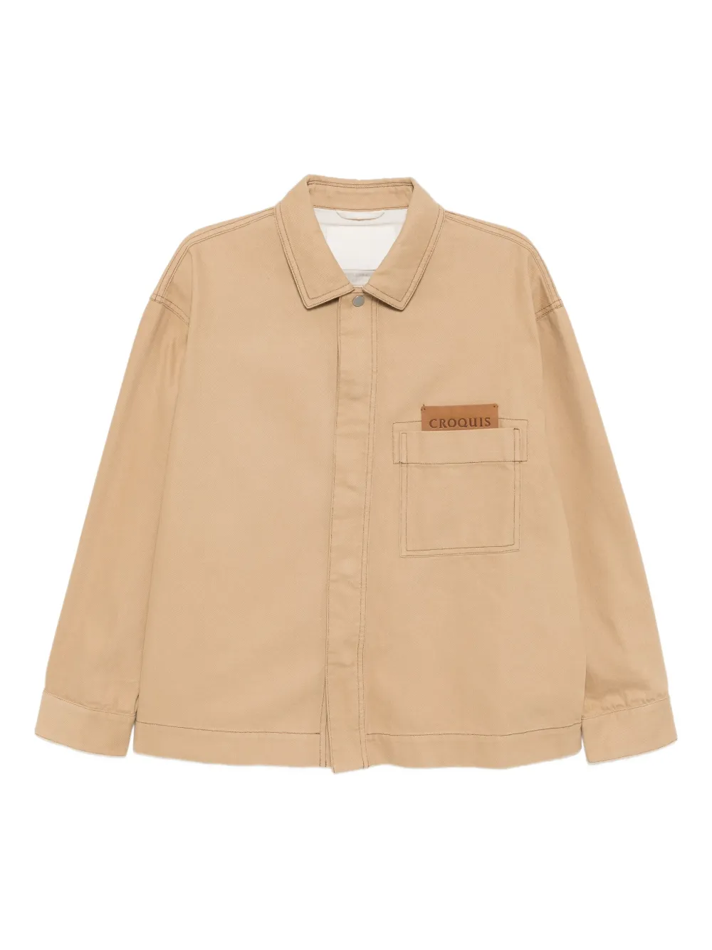 CROQUIS Giacca-camicia in cotone - Toni neutri