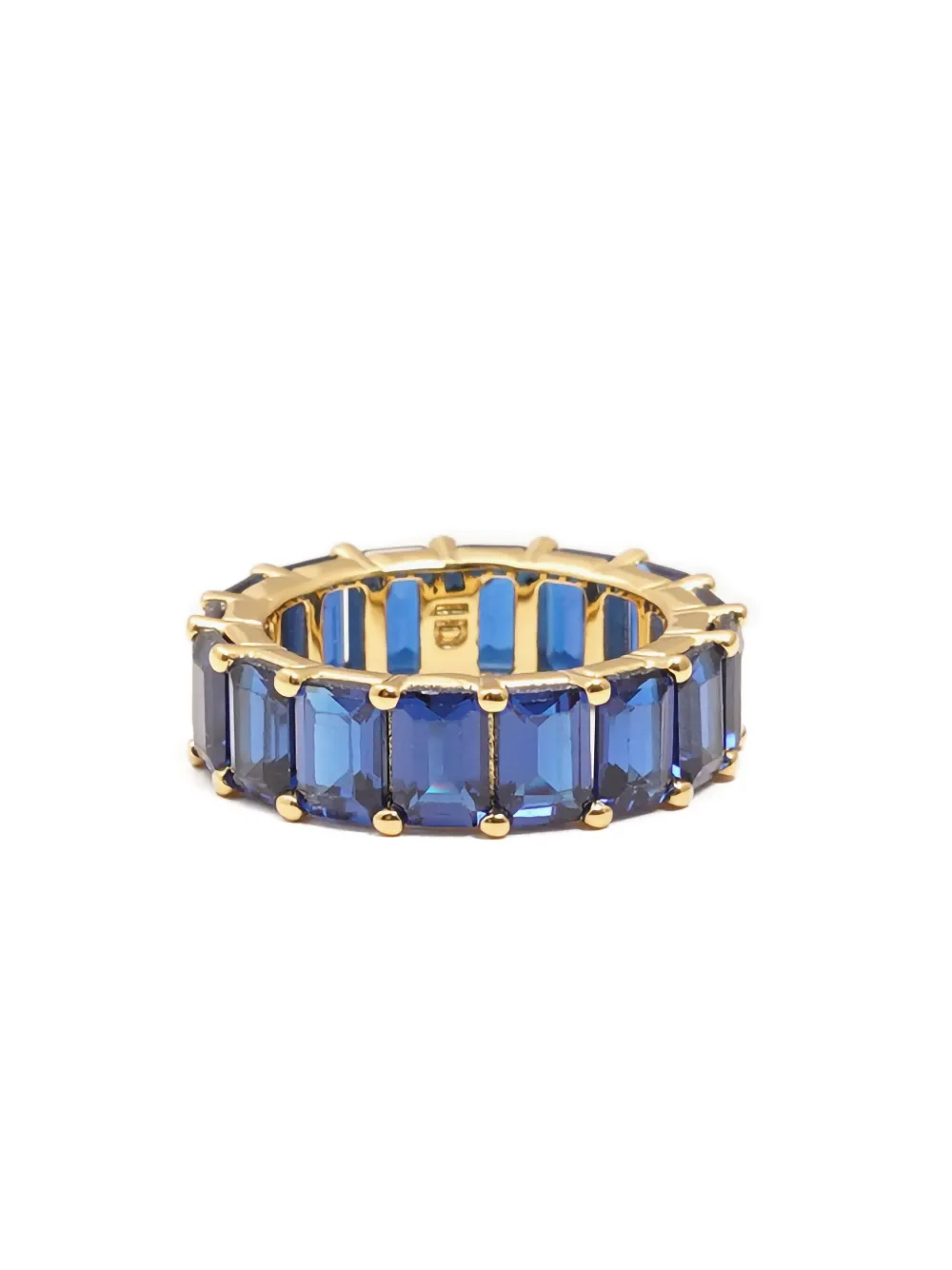 Izabel Display Zirconia-embellishment Ring In Blue
