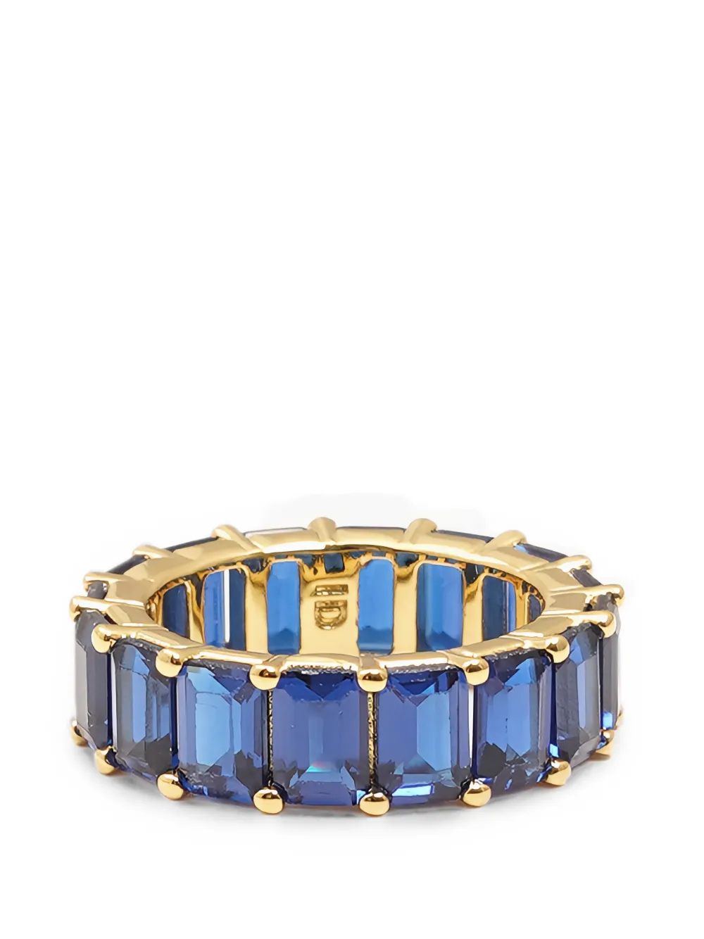 Izabel Display zirconia-embellishment ring - Blu