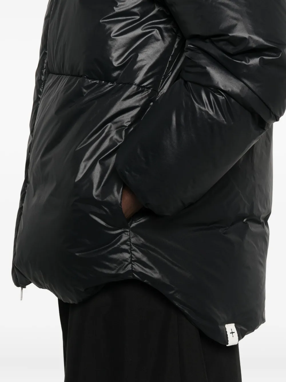 JIL SANDER+ Gewatteerd jack Zwart