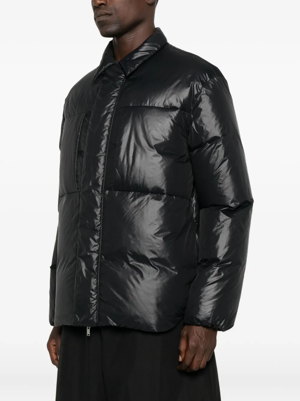 JIL SANDER+ Gewatteerd jack Zwart