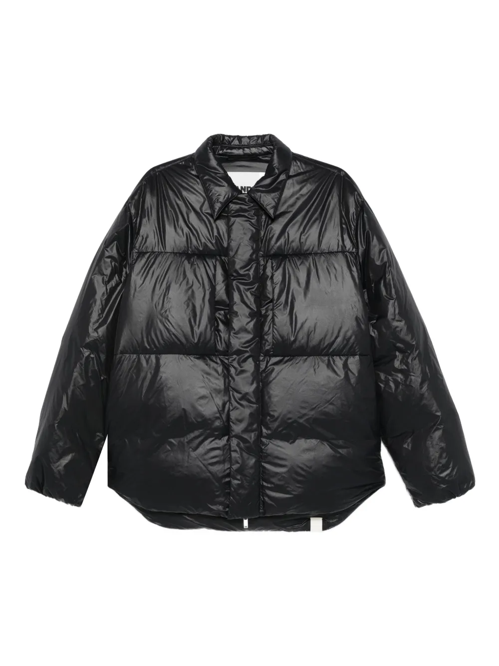 JIL SANDER+ Gewatteerd jack Zwart