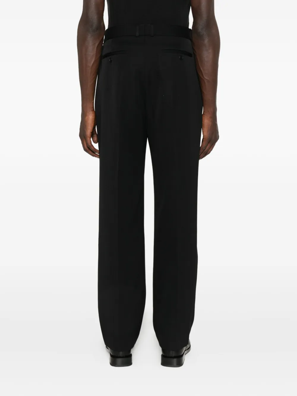 The Row Zev pleated trousers Zwart