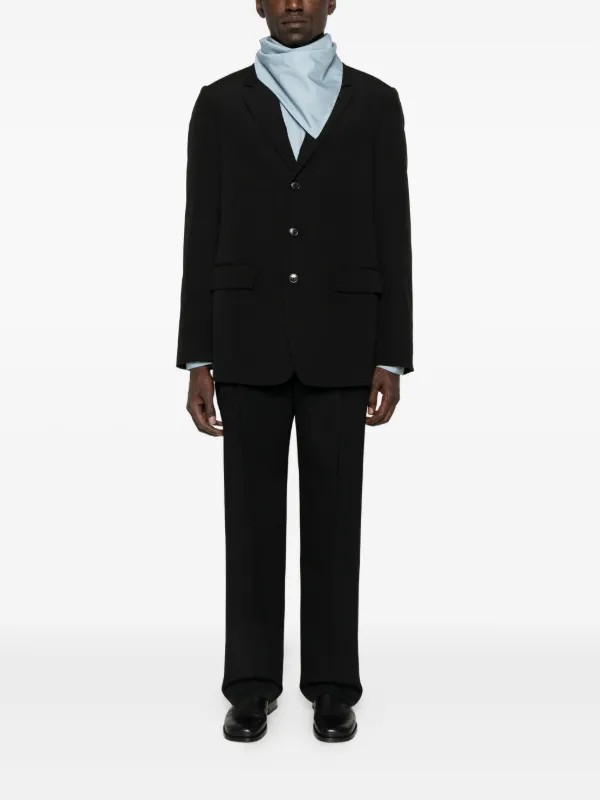 The Row Zev プリーツ パンツ | ブラック | FARFETCH JP