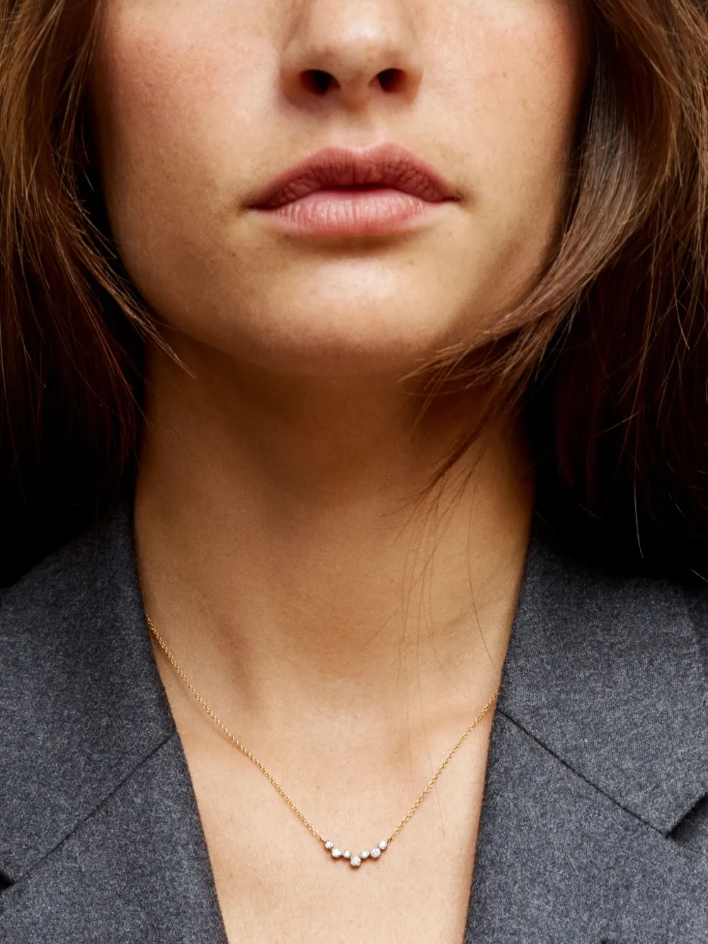 Yasuko Azuma  18K yellow gold diamond necklace | Image 2