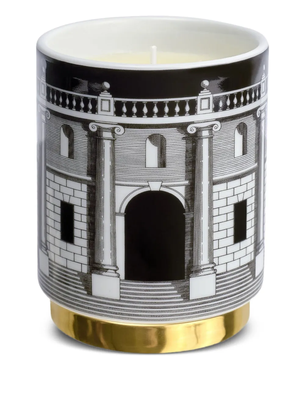 Fornasetti Casa Con Colonne Candle In Gray