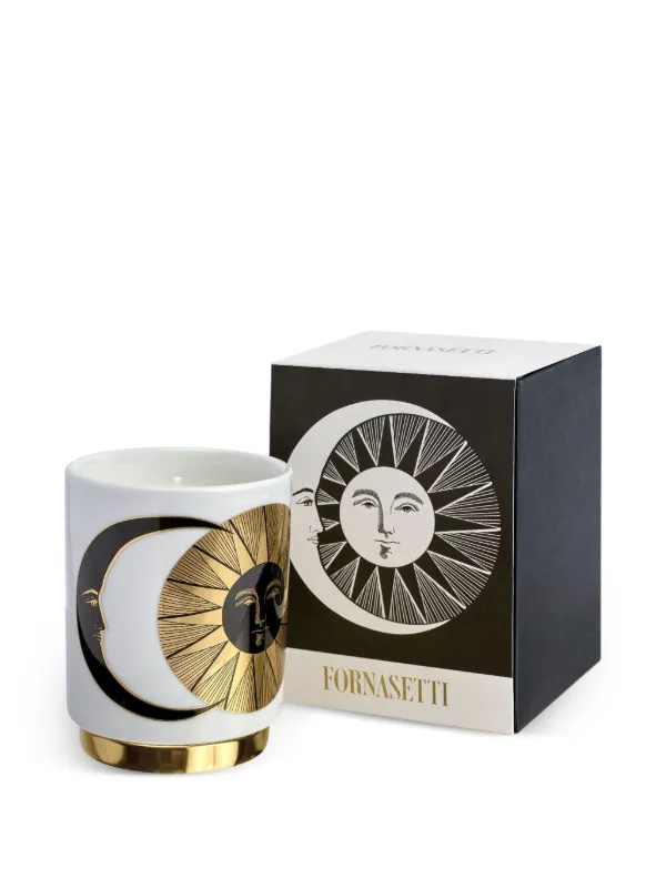 Fornasetti プリント キャンドル 295g | ホワイト | FARFETCH JP