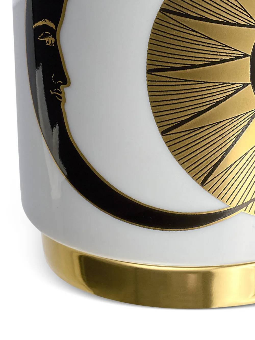 Fornasetti Giorno E Notte Candle In White