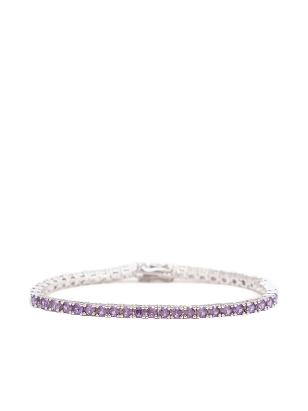 Izabel Display zirconia tennis bracelet | Purple | Image 1