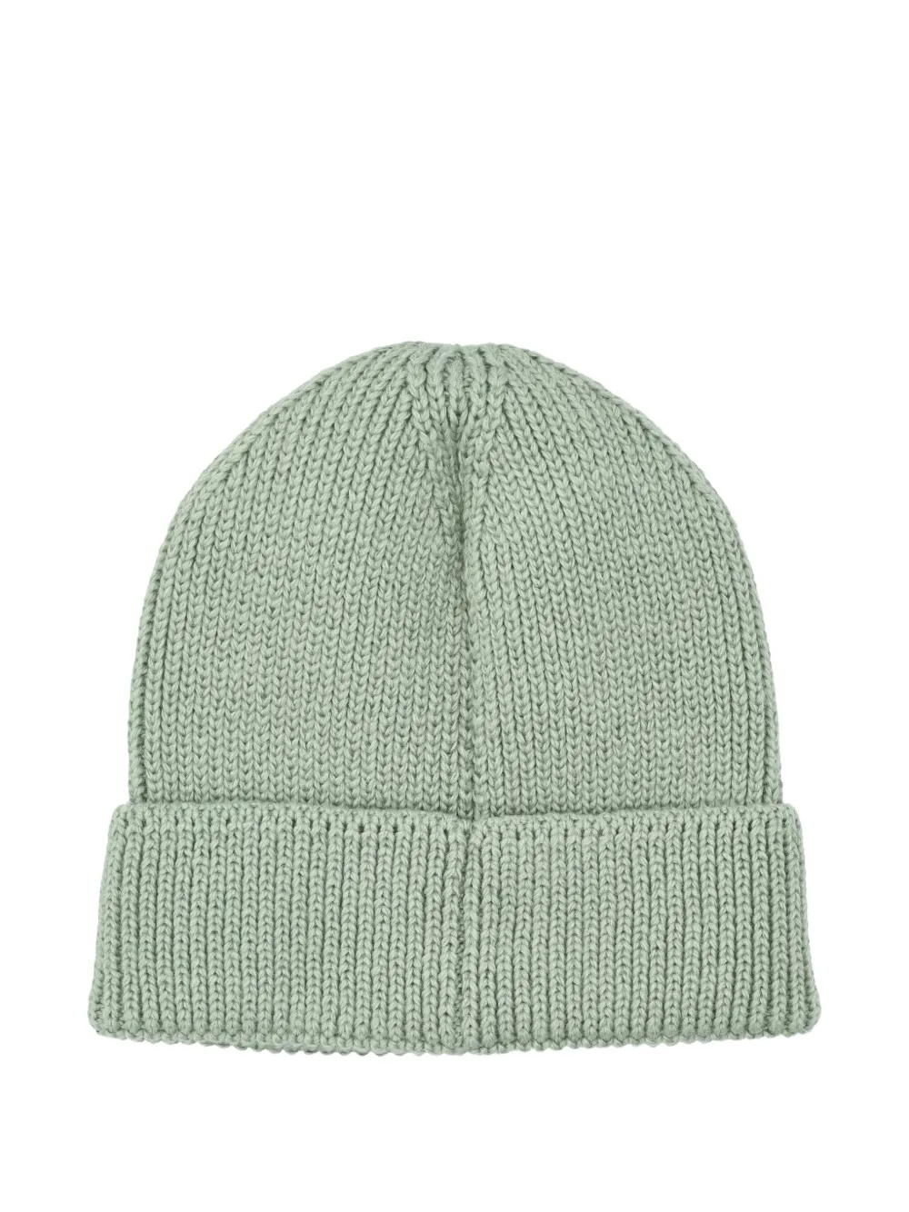 The North Face logo-patch beanie - Groen