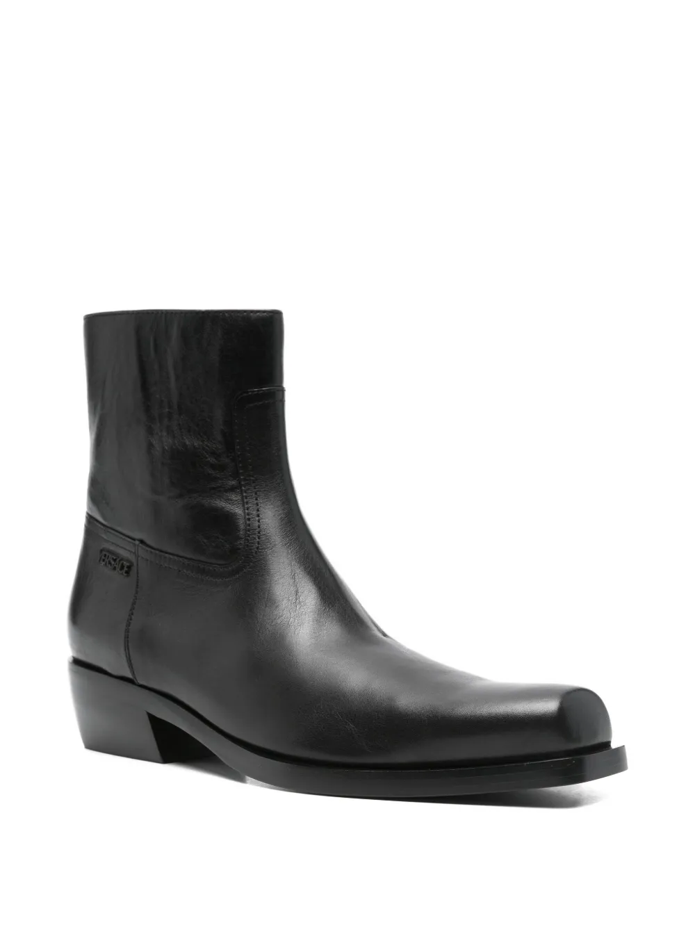 Versace Pre-Owned 50mm leather ankle boots | Image 2