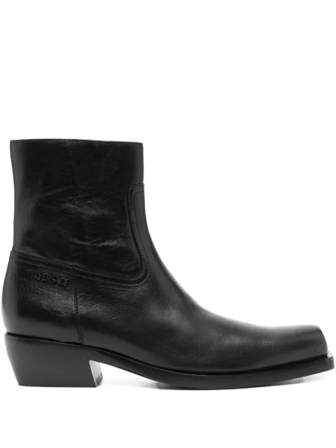 Versace Pre-Owned 50mm leather ankle boots