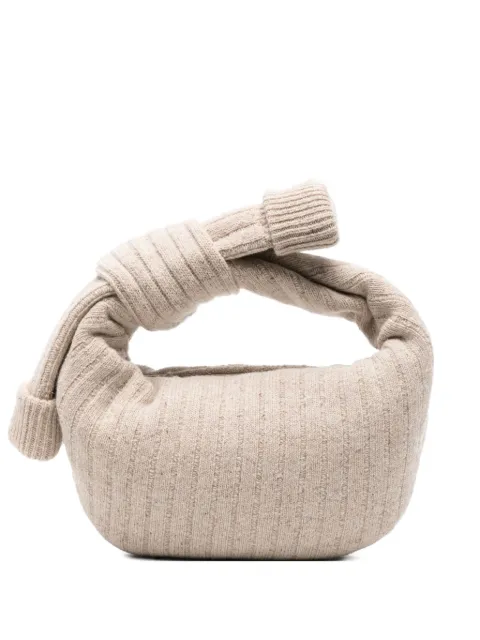 Bottega Veneta Pre-Owned mini Jodie knit-top handle bag