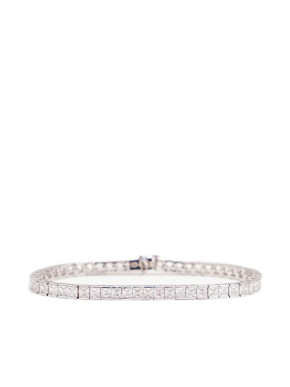 Izabel Display Square Tennis bracelet | White | Image 1
