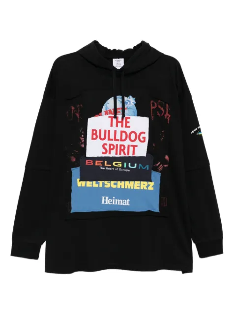 VETEMENTS patchwork hoodie