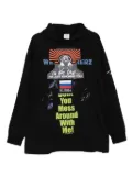VETEMENTS patchwork hoodie - Black