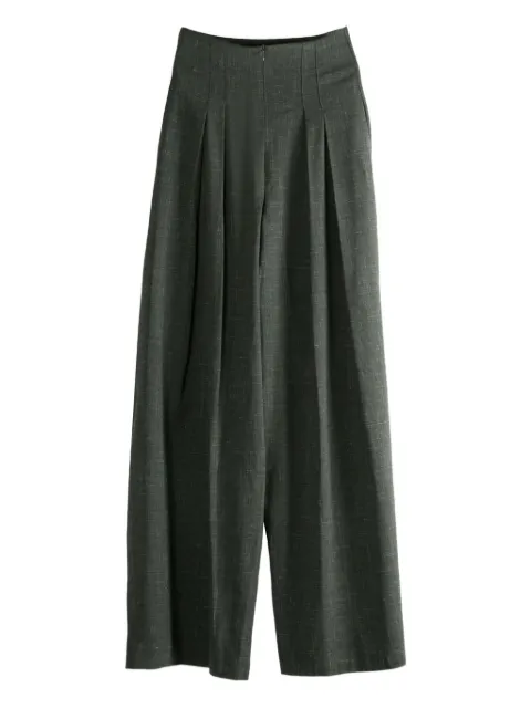 Cortana Tiempo pleated palazzo pants