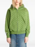 A BATHING APE® college monogram shark full zip hoodie - Green
