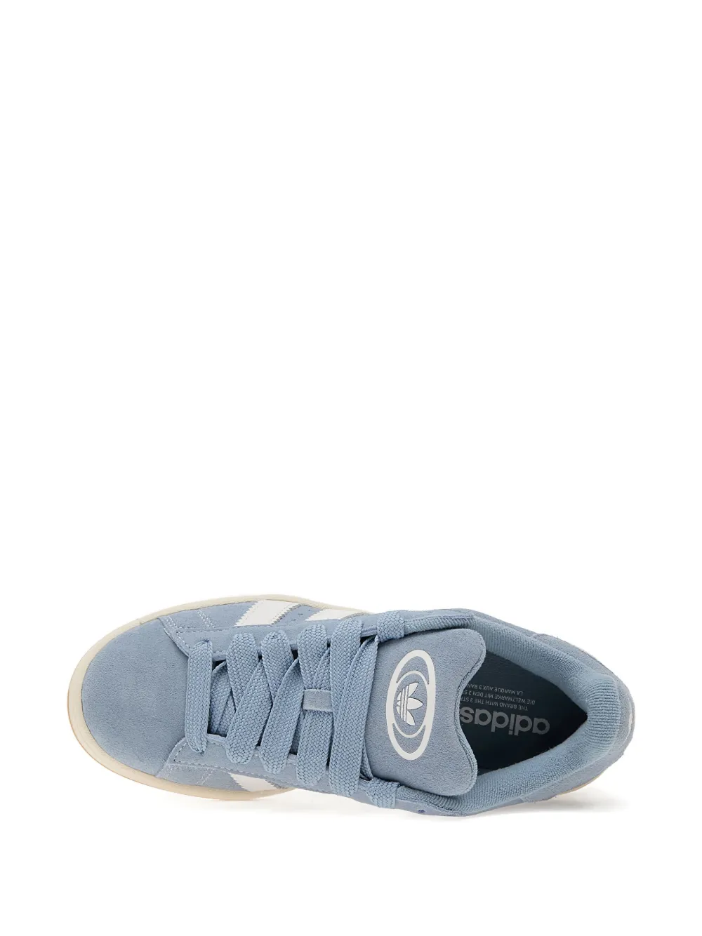 adidas Campus 00s three-stripe suede sneakers Blue